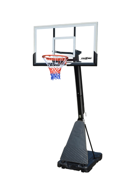 Мобильная баскетбольная стойка Proxima 54", стекло, арт. S027