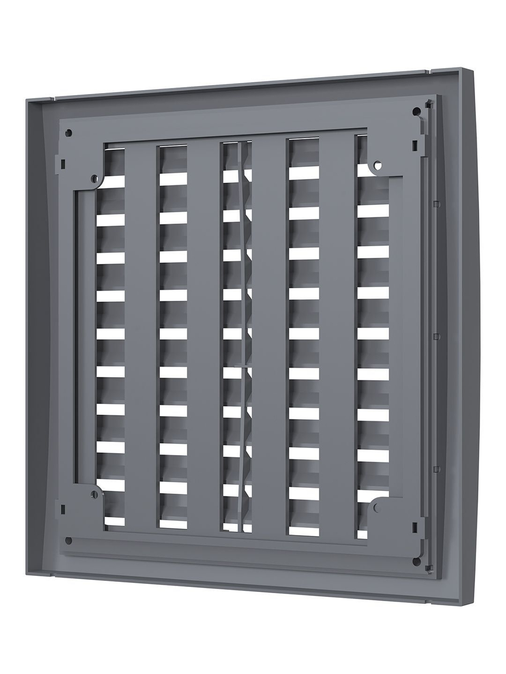 Решетка вентиляционная РРПН разъемная регулируемая 150х150 ASA Gray ERA