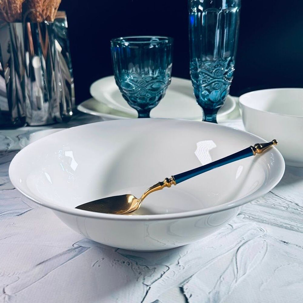 Lenardi 205-625 Салатник 23см ATLANT в под.уп.(х18)Костяной фарфор