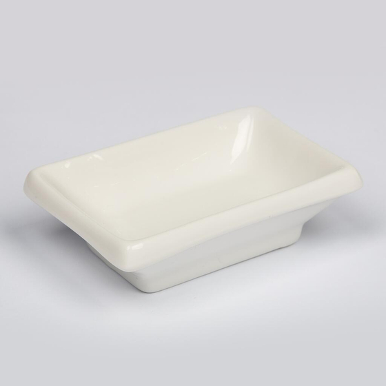 Соусник 60 мл 9,5*6,5 см h2,8 см белый фарфор P.L. Proff Cuisine [12]