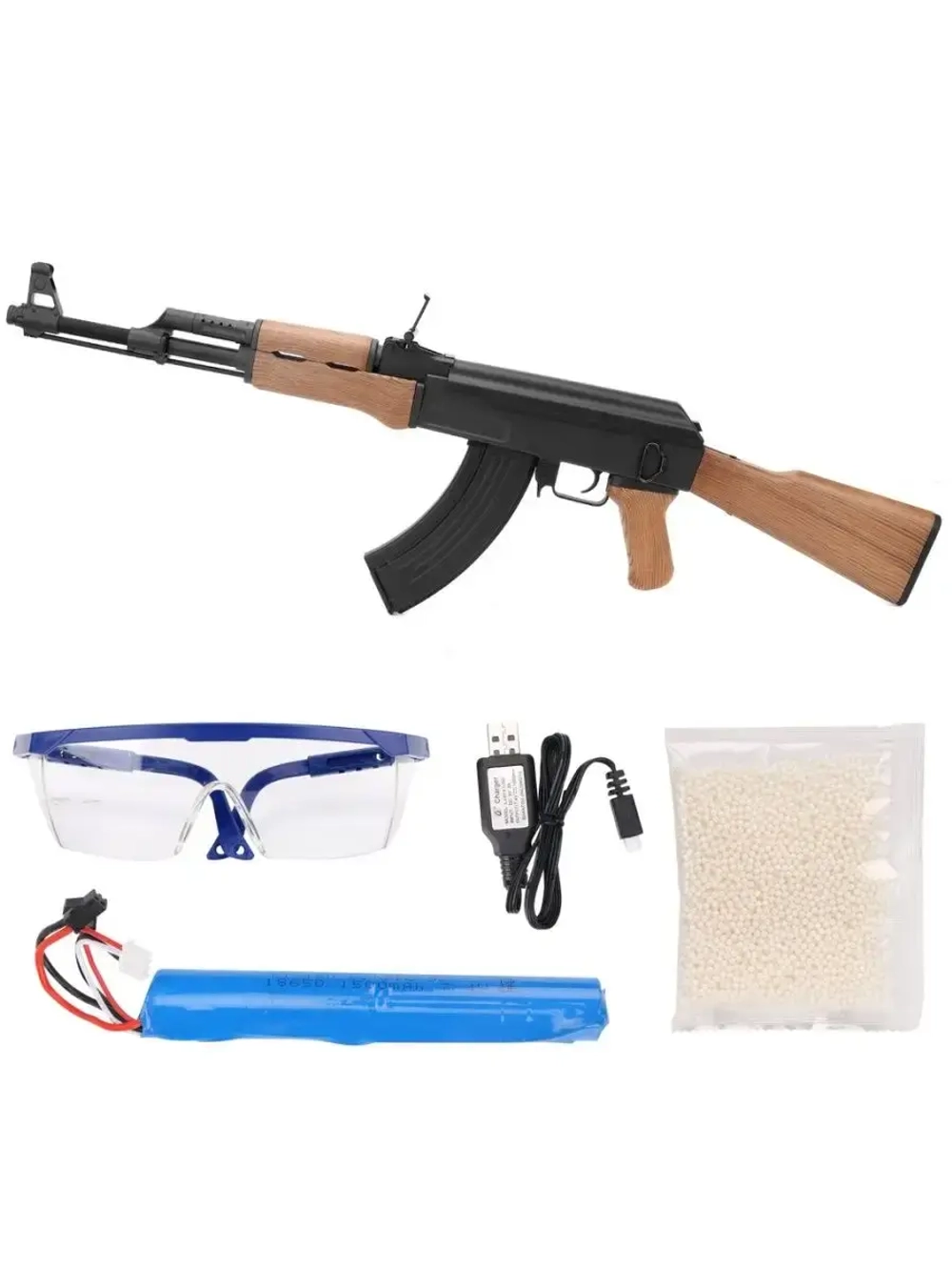 Гидрогелевый автомат AK47 (WOOD)