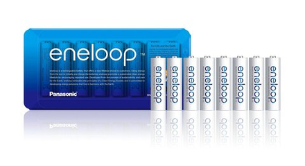 Аккумулятор PANASONIC Eneloop AA 1900 8BP (BK-3MCCE/8LE) 1900 mAh, 8 шт, блистер-кейс, AA