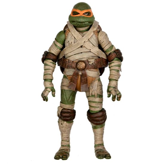 Фигурка UMxTMNT Scale Action Fig - Ultimate Michelangelo Mummy / Фигурка по мотивам франшизы "Черепашки-ниндзя", Микеланджело