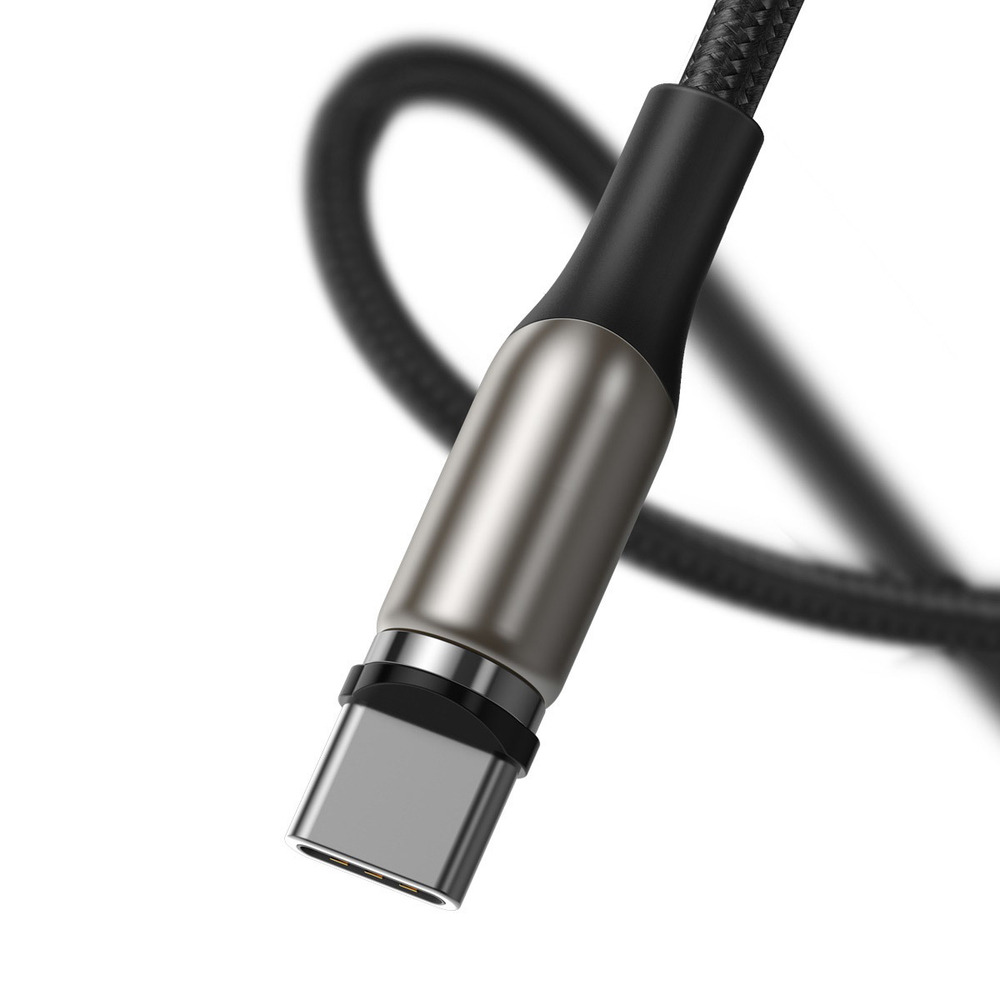 Type-C Кабель Baseus Zinc Magnetic Cable USB For Type-C 2A 1m - Black