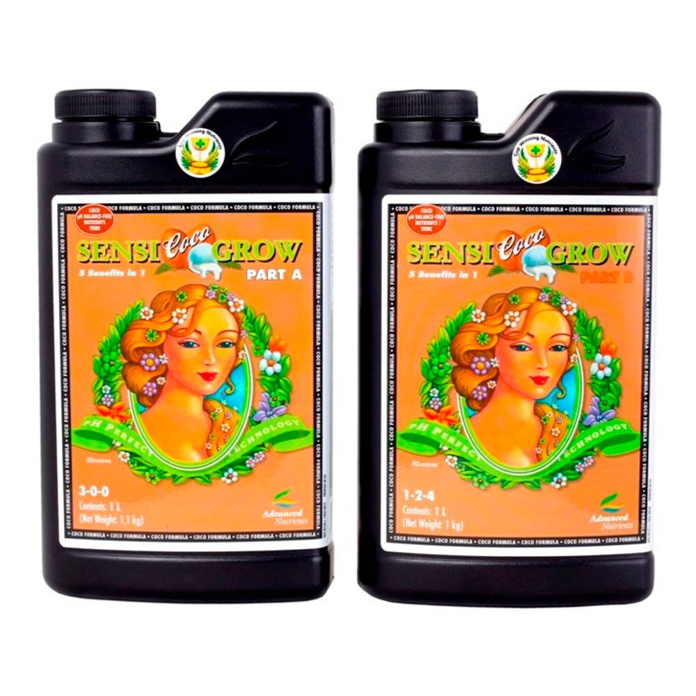 Sensi Coco Grow Части A & B Advanced Nutrients 1 л Удобрения