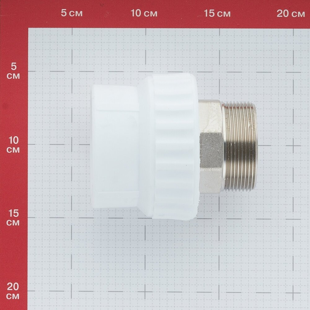 Муфта комбинированная полипропиленовая DN 63 х 2" Наружная резьба Valfex, 10135063 упак. 1шт