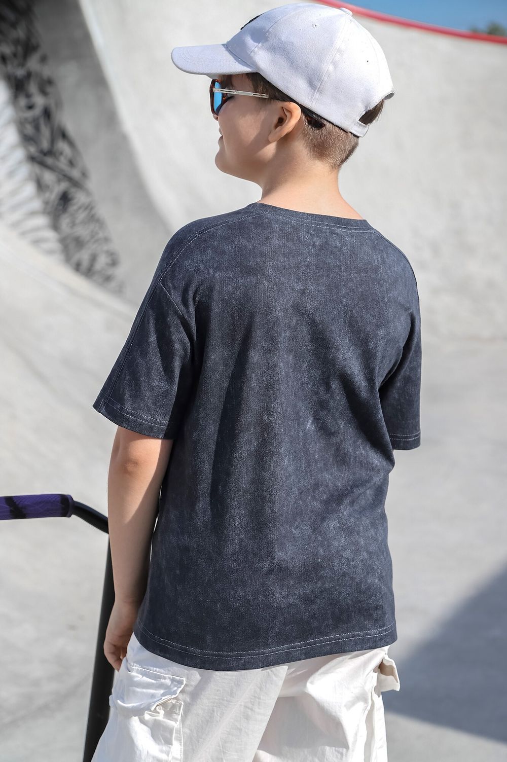 Фуфайка (футболка) для мал. Ривьера-2 Виотекс ГРАФИТОВЫЙ