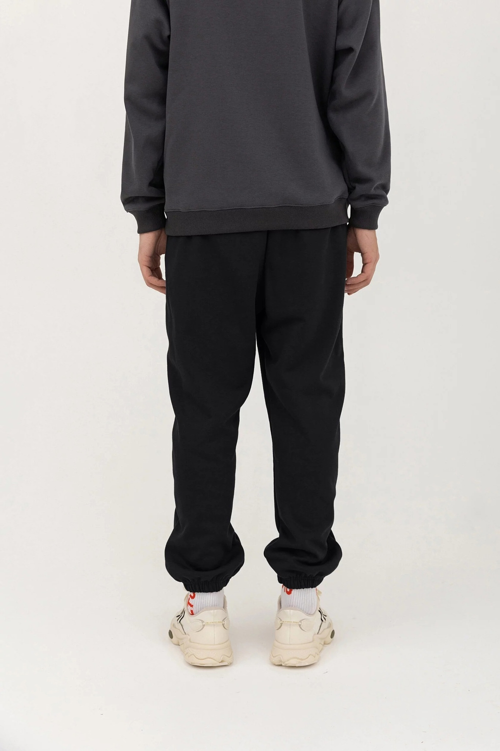 Трикотажные брюки KUL'TURA Oversize Basic чёрный