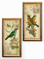 Картины на стену для интерьера в раме набор 2 шт