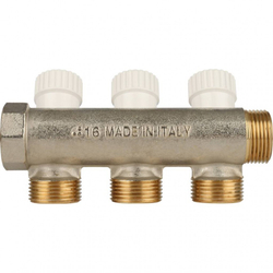 Коллектор распределительный 3/4"х3/4"ЕК, 3 отвода Stout