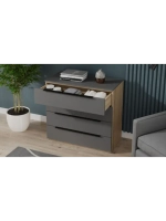 Комод для одежды Яблоня матовый 90х45х84 см