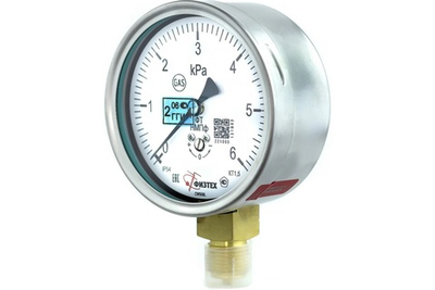 Напоромер НМПф 0-6 кПа кт.1,5 d.100 IP54 M20*1,5 РШ