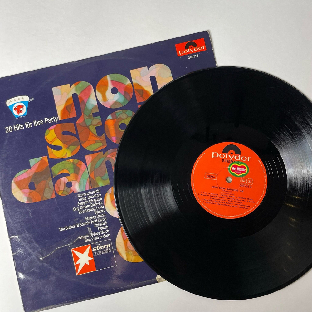 Винтажная виниловая пластинка LP James Last Джеймс Ласт Non Stop Dancing 68 (Германия 1968)