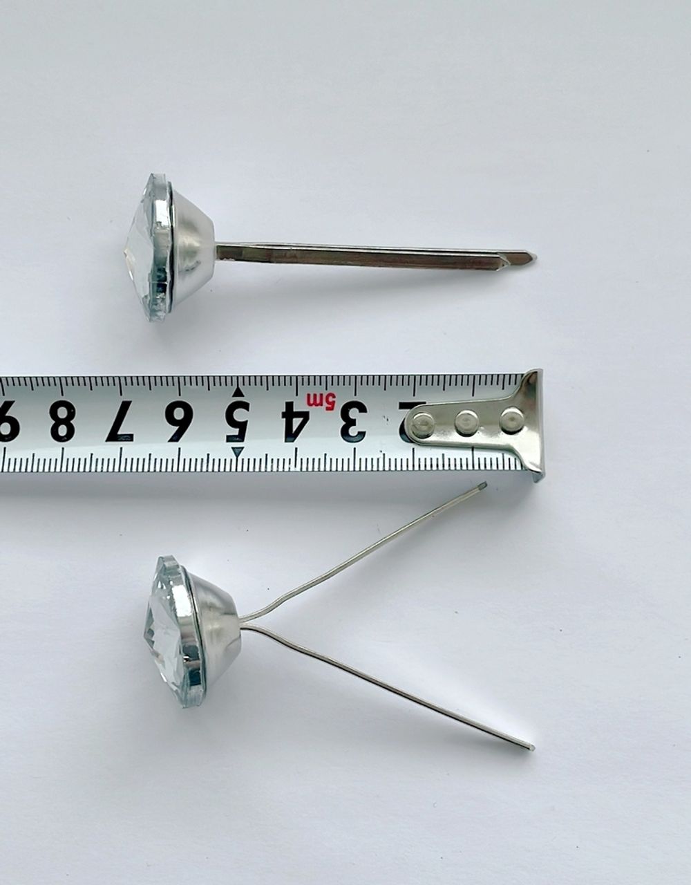 Стразы 25 мм на двойной ножке