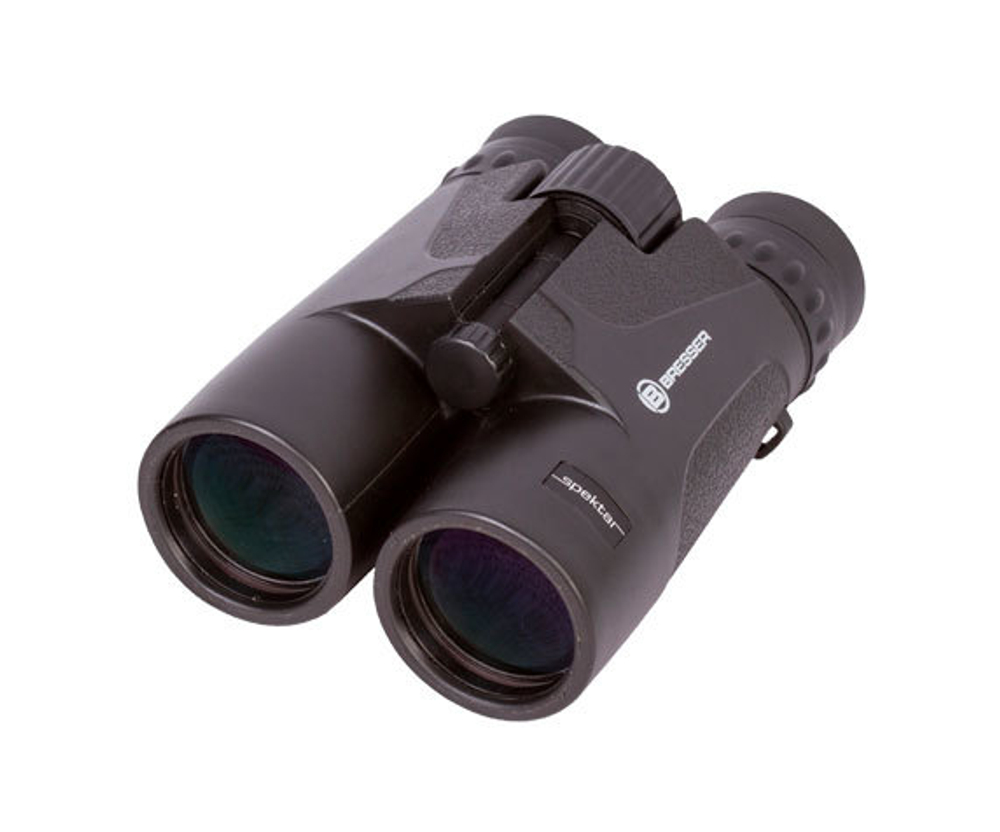 Бинокль Bresser Spektar 8x42: складной корпус с обрезиненным покрытием