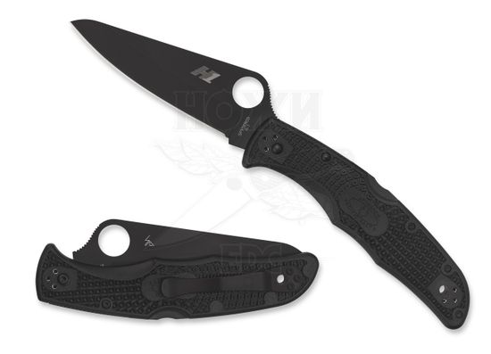 Складной нож Spyderco Pacific Salt 2 91PBBK2 c клинком из стали H1, рукоять FRN