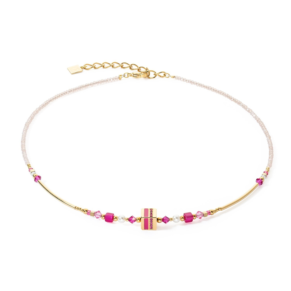 Колье Coeur de Lion Pink-Gold 4355/10-0416