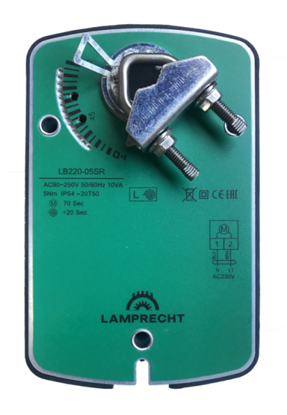 Электропривод LAMPRECHT LB24-10SR (С возвратной пружины)