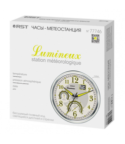 Часы - Метеостанция Lumineux RST 77746 (часы, дата, барометр, термометр)