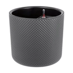 Кашпо ФАСЕТ D360мм 29л с вставкой и с автополивом Белый