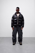 Куртка Nothomme Blue Ultra-Lightweight Water-Repellent Down Jacket "Jet Black"