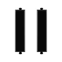 Комплект модульных заглушек "Avanti", "Черный квадрат", 0,5 модуля 2штуки