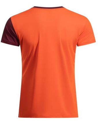 Мужская теннисная футболка Joma Challenge Deuce Short Sleeve - red/burgundy