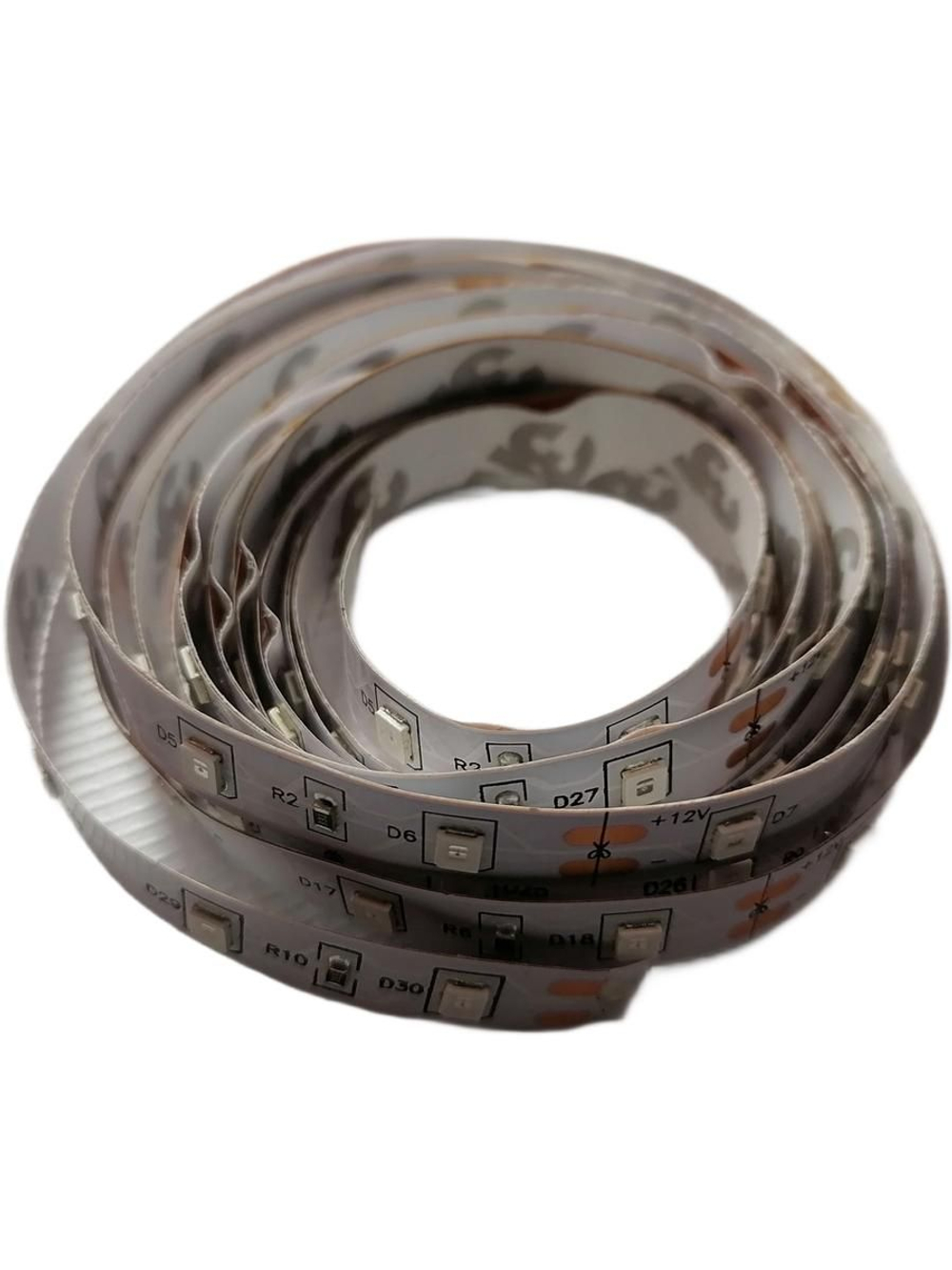 Светодиодная лента 5м LED strip PRO-S 7,2W/m 12V IP20 Ecola P2LR07SSB красная