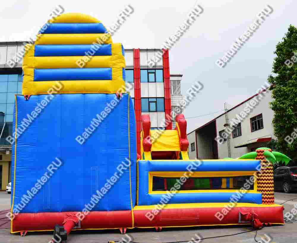 Надувной батут "Тропикана макси" 15*7*6 м