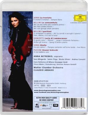 Anna Netrebko, Mahler Chamber Orchestra, Claudio Abbado / Sempre Libera (Blu-ray Audio)