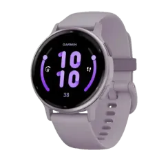 Garmin Vivoactive 5 цвет орхидеи с металлическим безелем и силиконовым ремешком