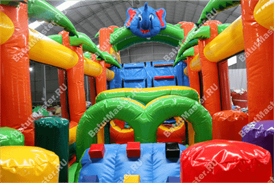 Надувная полоса препятствий "Пальмовый оазис"