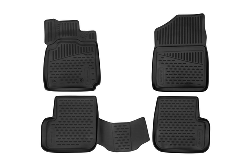 Коврики в салон для TOYOTA Probox (I), 2002-2014, правый руль универсал, 4шт. (полиуретан) ELEMENT3D02264210
