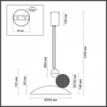Подвесной светильник Odeon Light Travertino 6626/20L
