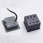 Светильник LED для подсветки ступеней LN013 встраиваемый 3W 4000K, IP65, черный Feron