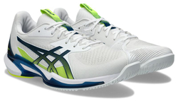 Теннисные кроссовки Asics Solution Speed FF 3 - white/mako blue