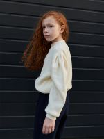 Кардиган для девочки AT1058 молочный