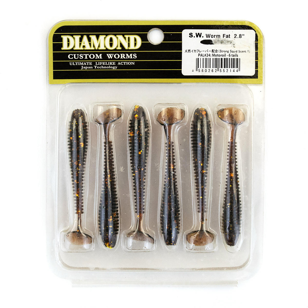 Силиконовая приманка S.W. Worm Fat 2.8" (6шт/уп)