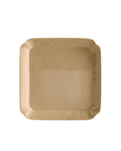 Zara Home блюдо сервировочное из каменной керамики, цвет бежевый, 20 см