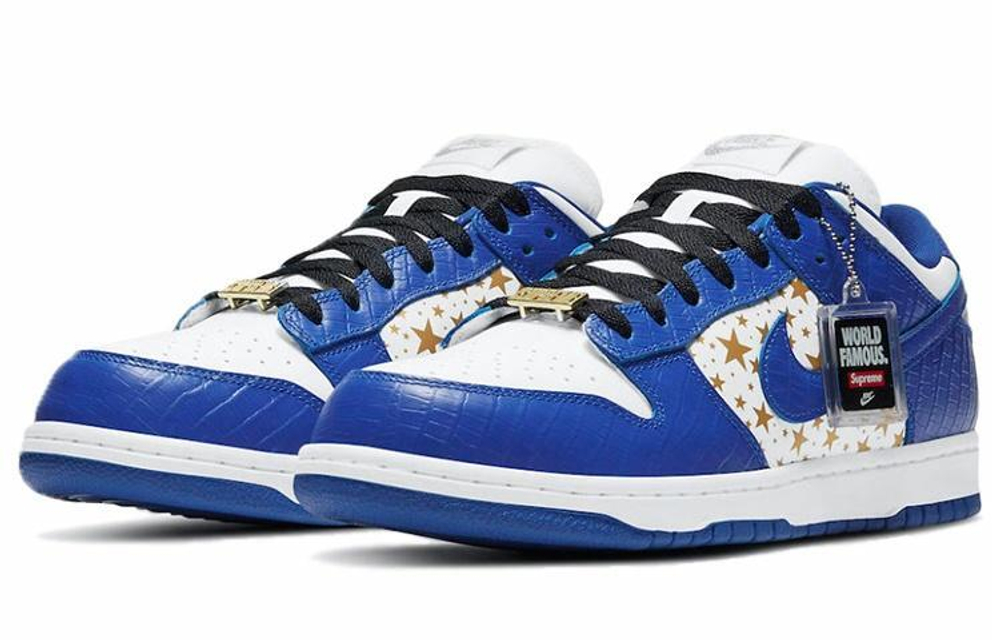 Кроссовки Supreme X Nike Dunk Sb Hyper Royal