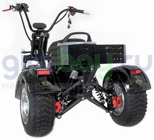 Электроскутер IKINGI M6 PRO TRIKE 6000W - Чёрный фото №8