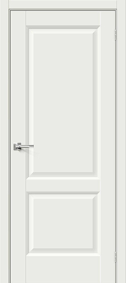 Межкомнатная дверь Браво Неоклассик-32 цвет White Matt ( белый матовый без текстуры)