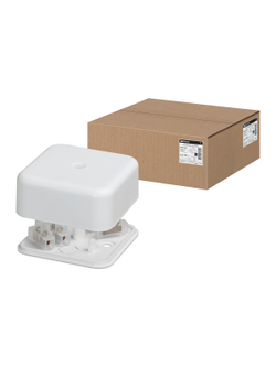 Коробка распаячная КР 50х50х20 ОП с клем. колодкой белая IP40 TDM