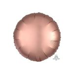Круг Сатин Розовое-Золото An 18"
