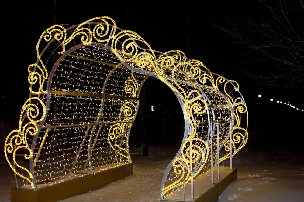 Световой тоннель "Морские волны"