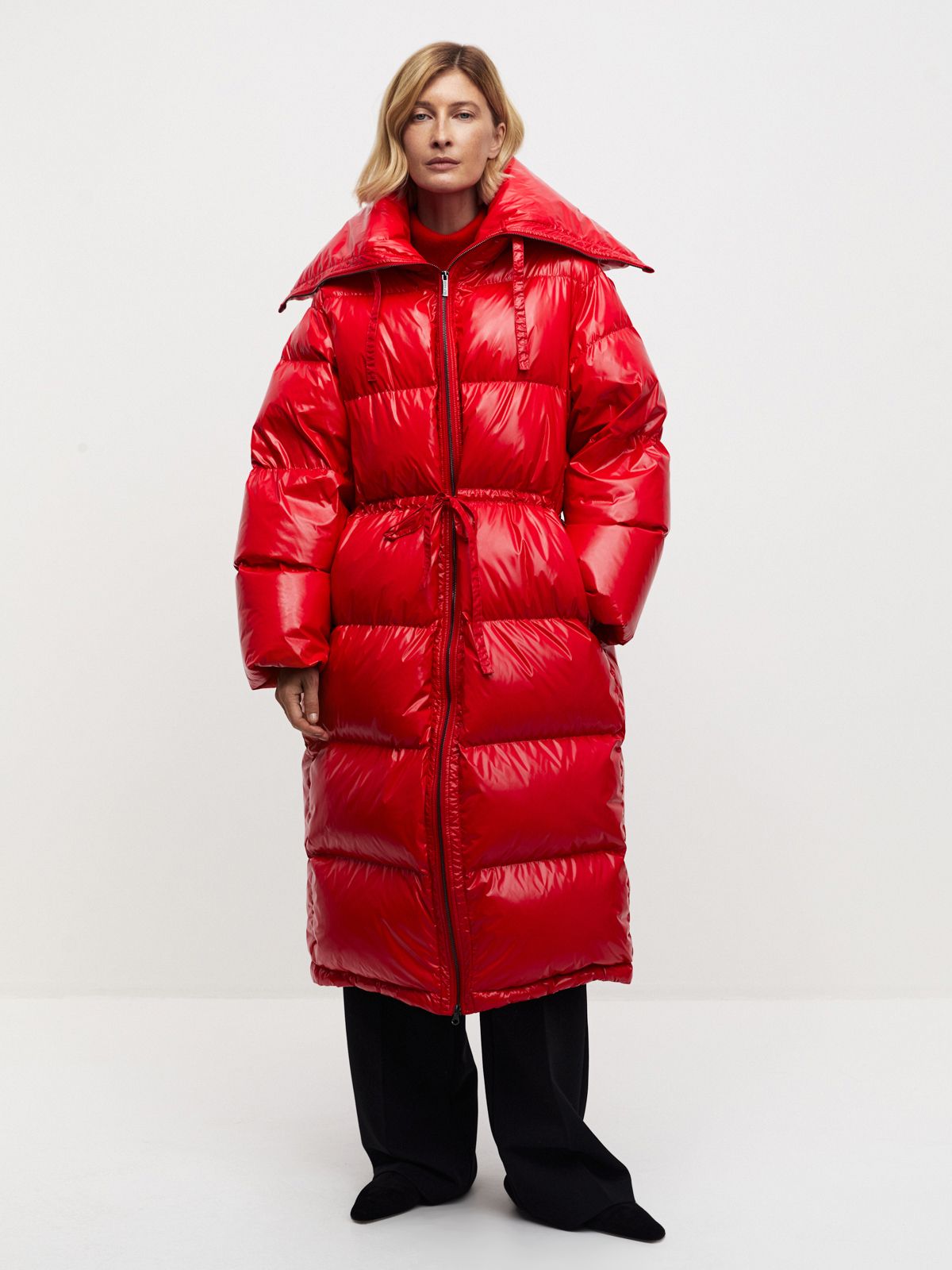 Удлиненный пуховик Maxi Glossy