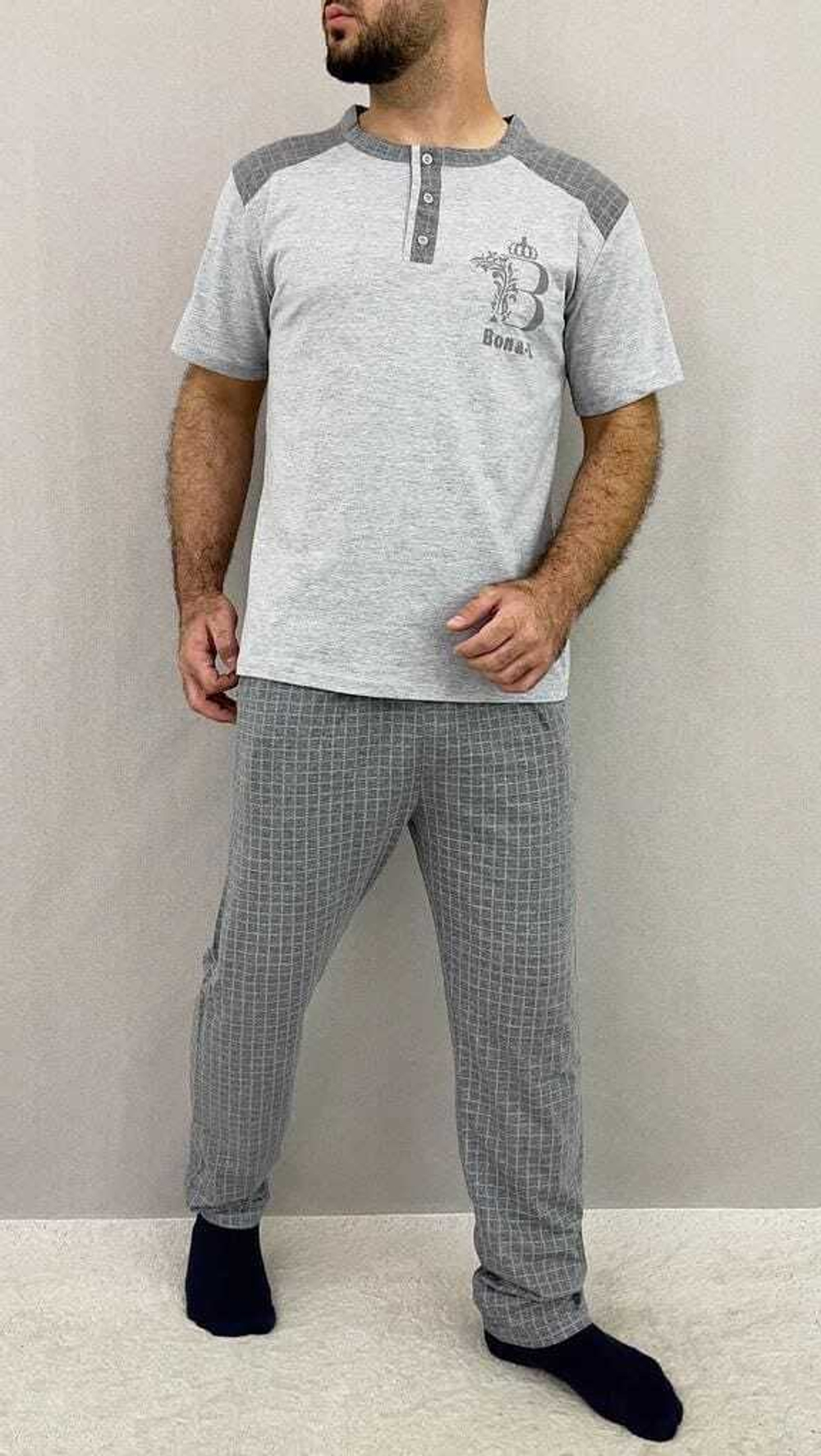 [m]Пижама мужская штаны+футболка 88141