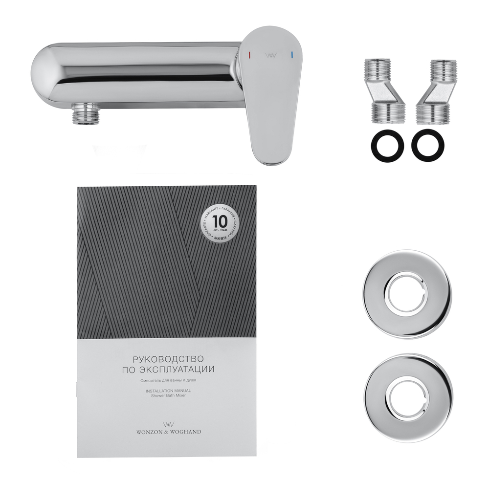 Смеситель для душа WONZON & WOGHAND BALANCE, Хром (WW-054101-CR)