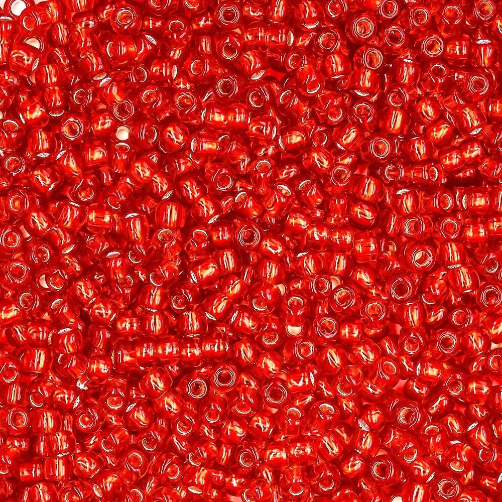 Японский бисер TOHO Round 11/0 (№25B), с внутренним серебрением, прозрачный