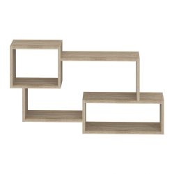 Полка навесная 3 Салоу (дуб сонома), МФ 1+1